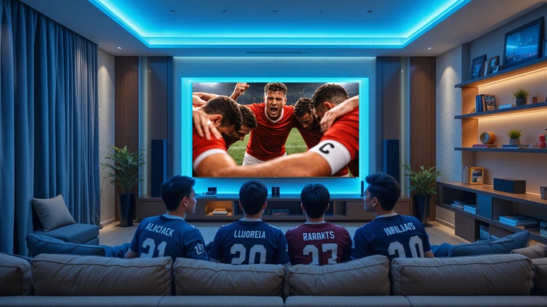Stadium scenes look perfect in this TV
