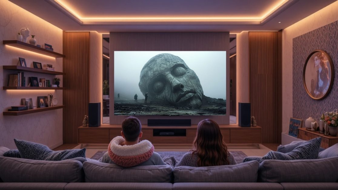 TV Screen size fills your viewing angle