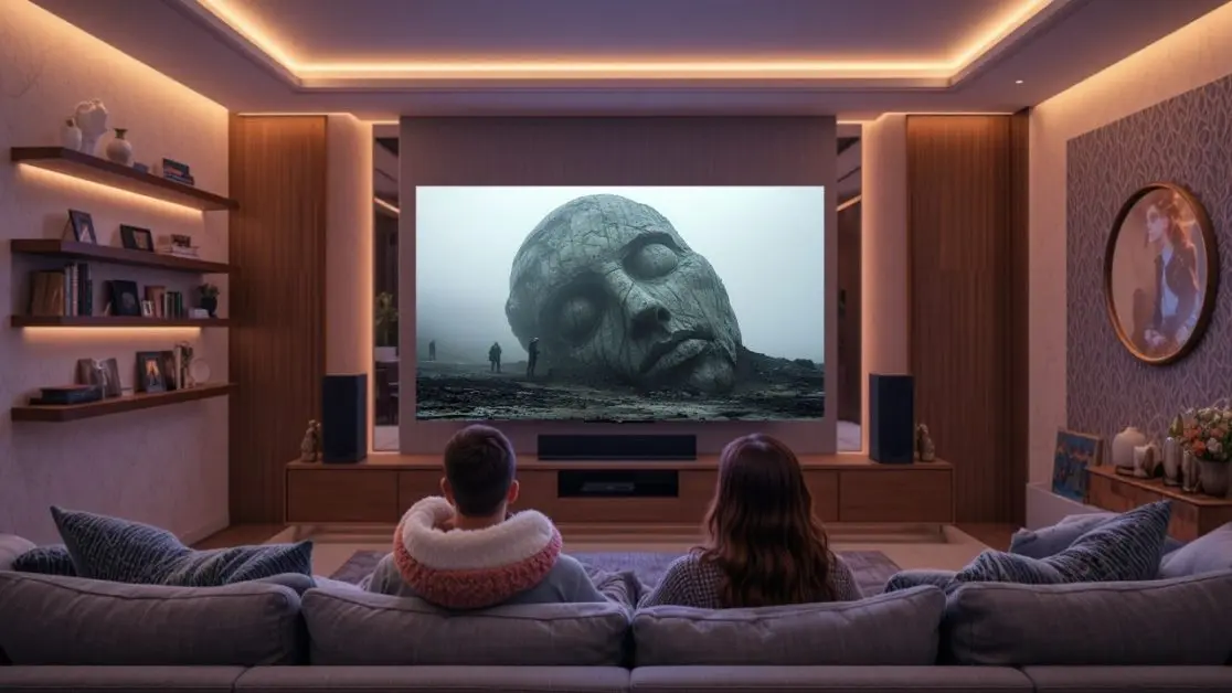 TV Screen size fills your viewing angle