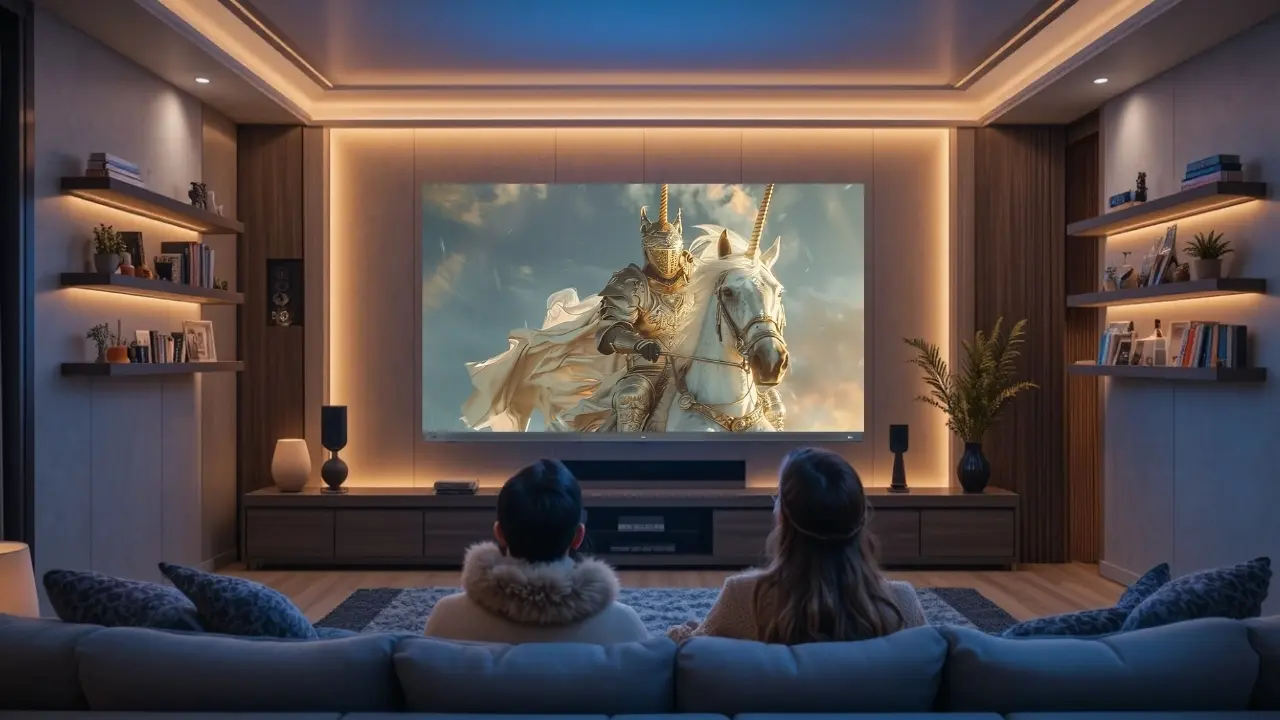 This TV Converts your Living Room to Home Theatre