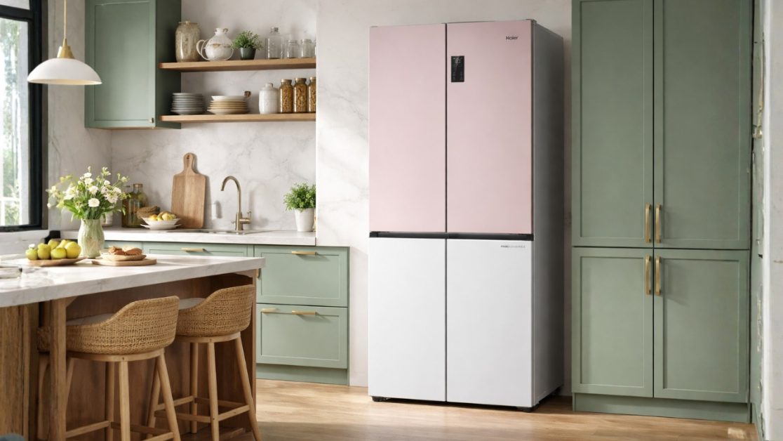 Wall-free refrigerator design looks like in real products
