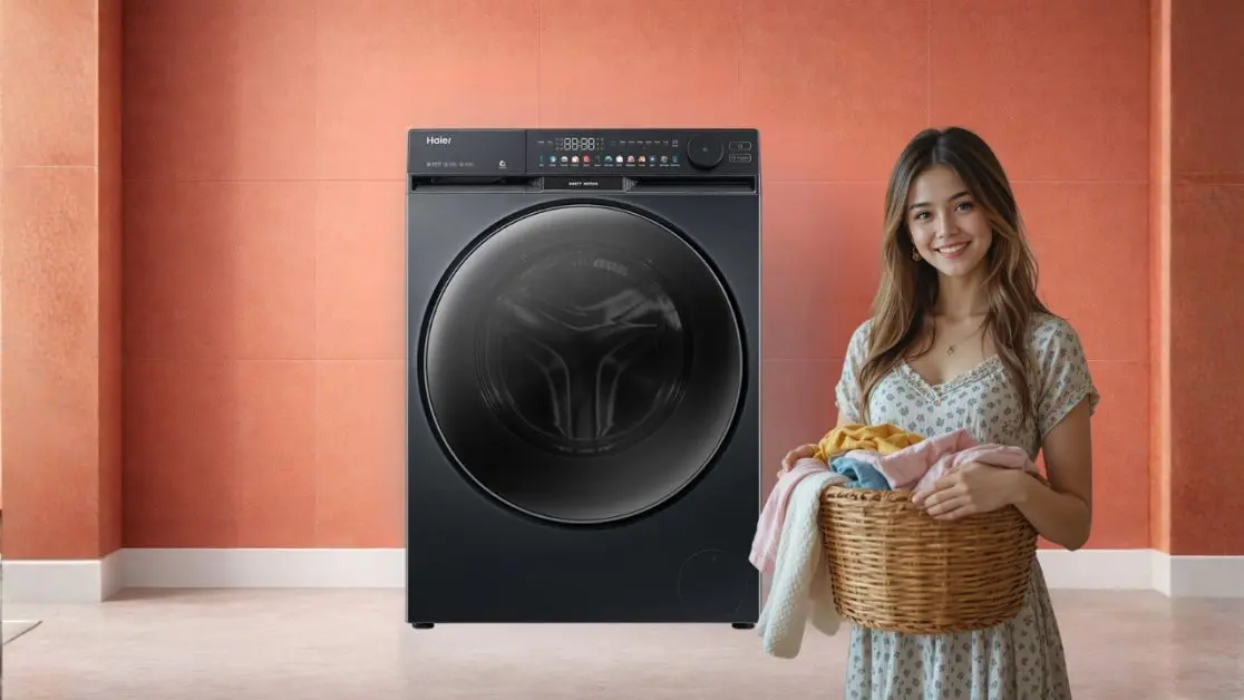 Washing machine behind every wash