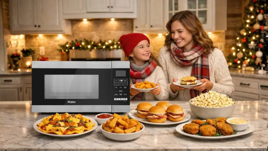 Winter holidays feel easier with microwave for parents