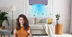 AC with Self clean feature for Healthier Indoor Air