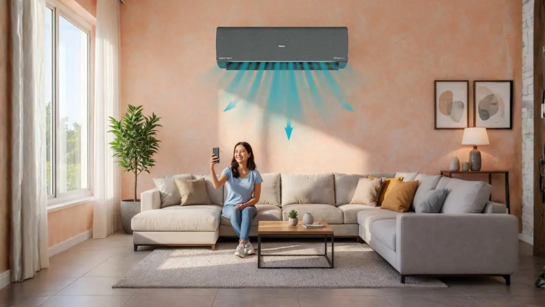 AI Climate Control in air conditioner adapts with environment