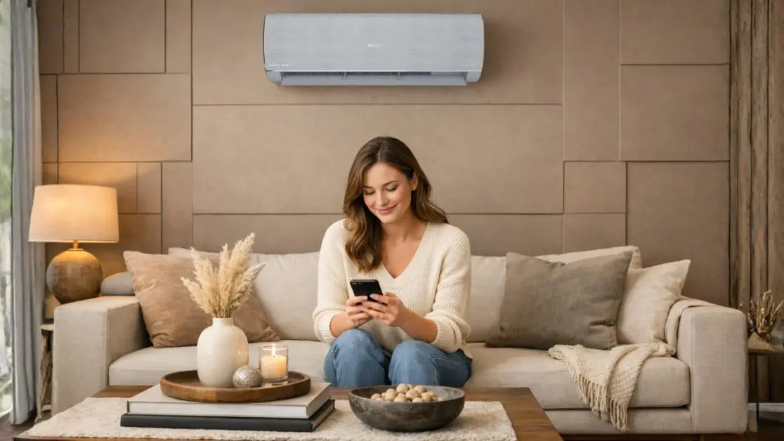 AI Climate Control in smart air conditioner