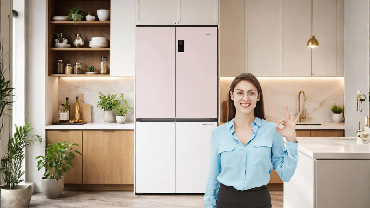 Colorful Steel Refrigerator Finish for your kitchen