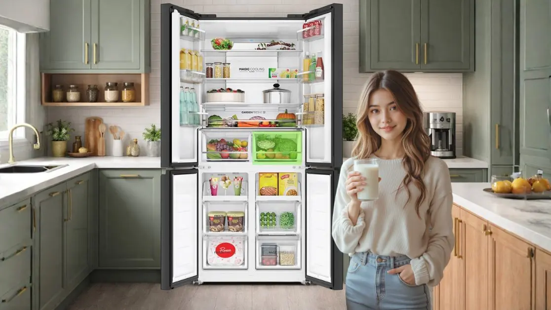 Custom Refrigerator Storage for Dairy and Beverages with MY Zone