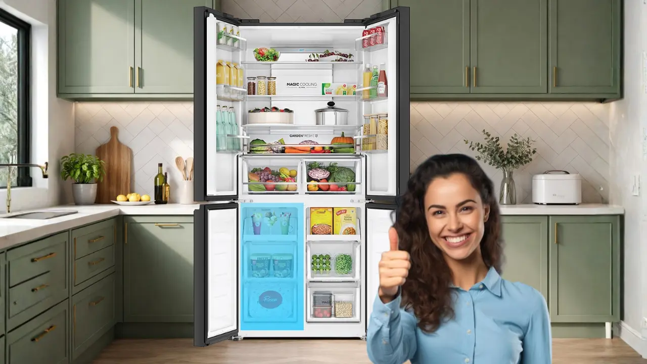 Dedicated Freezer Section in 4 door refrigerator