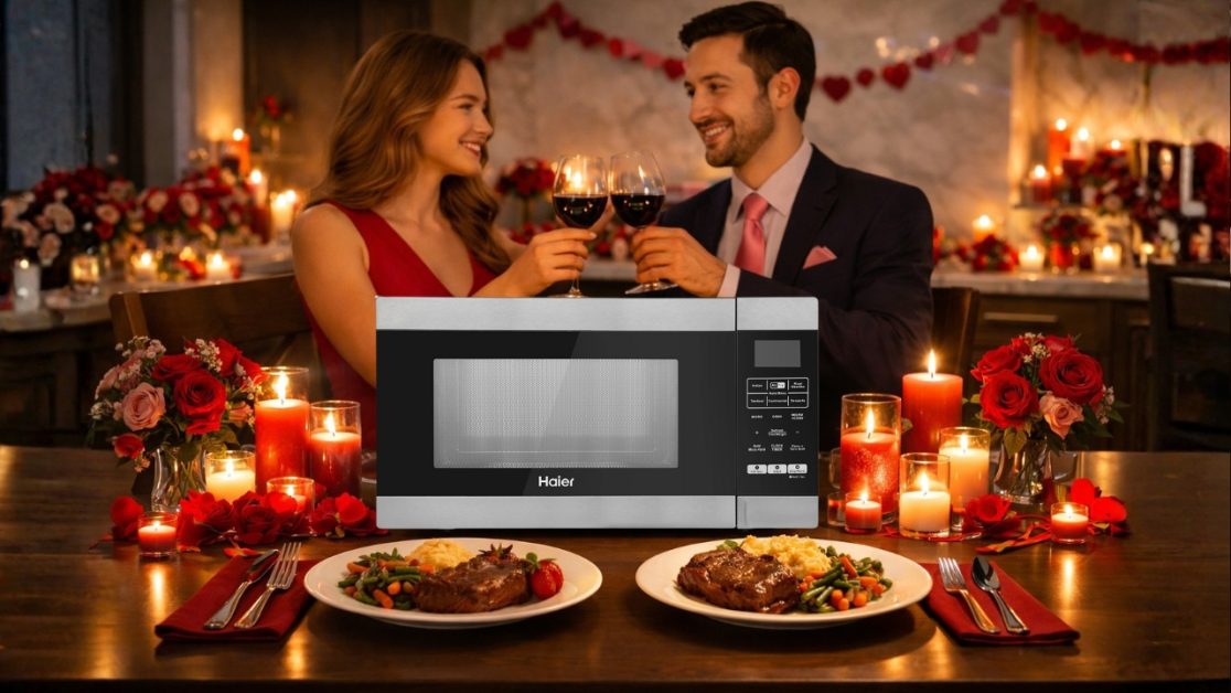Enjoy Candle lit dinner this valentine's day with perfect microwave