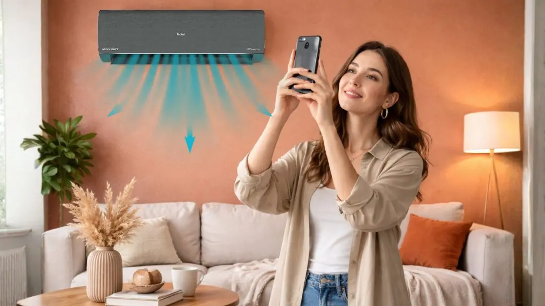 Enjoy Smart Human Detection Cooling with perfect AC