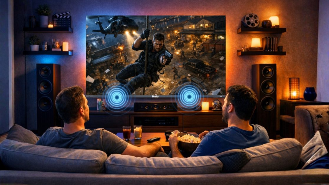 Enjoy perfect sound from LED TV