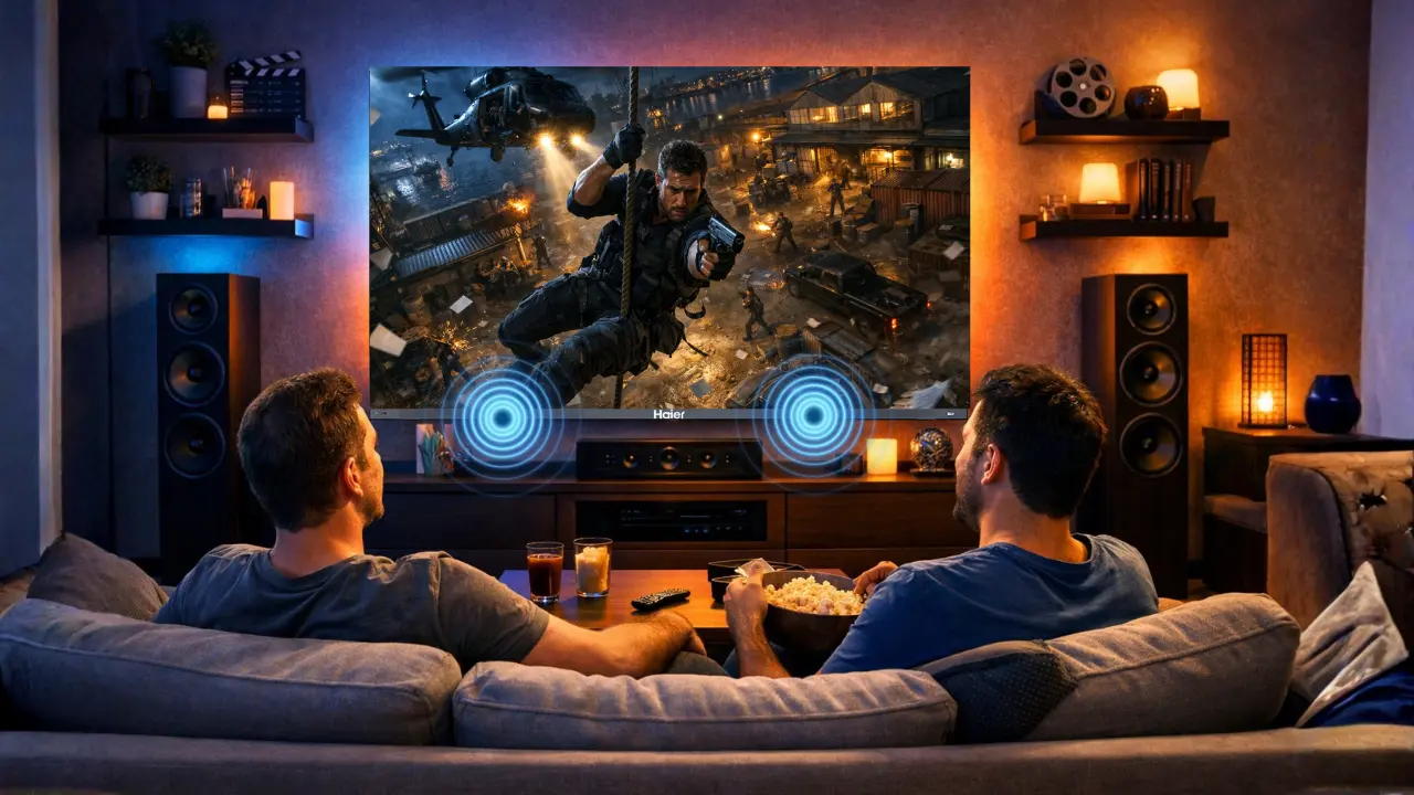 Enjoy perfect sound from LED TV