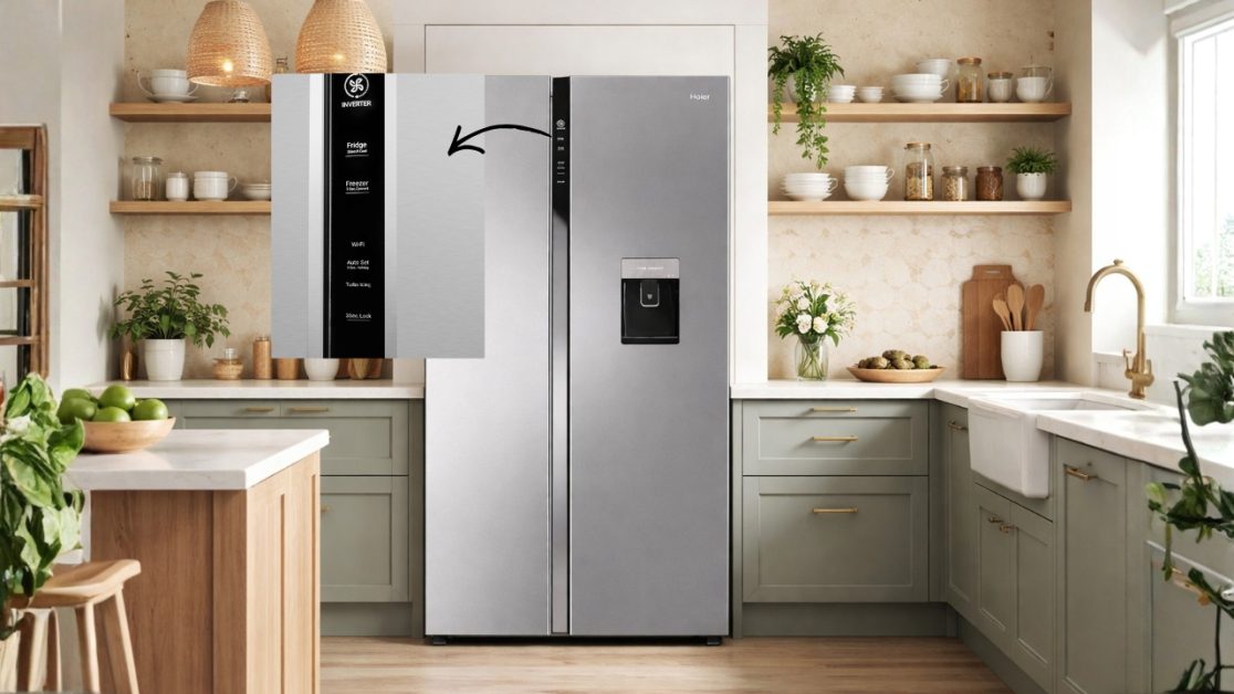 External Digital Control Panel in refrigerator
