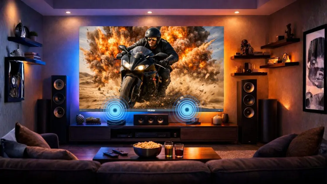 Hear Sound Move Around You with 6.2.2 Channels in LED TV