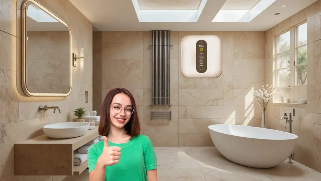 Hygienic heating with perfect water heater