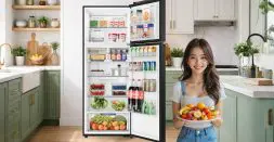 Premium Design Refrigerator Meets Practical Storage