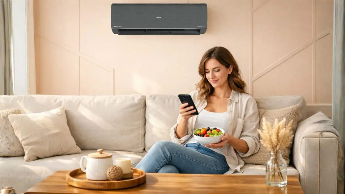 AC cooling that automatically optimises power usage