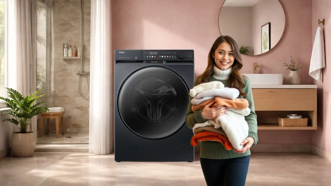 AI Smart wash saves water in every load