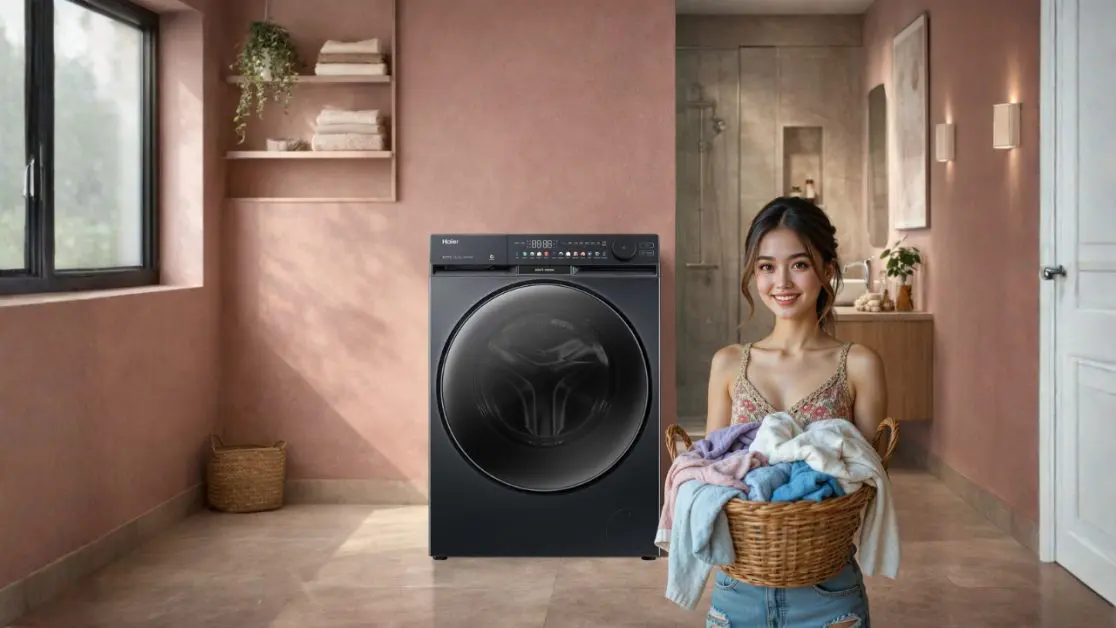AI washing machine with UltraFresh feature