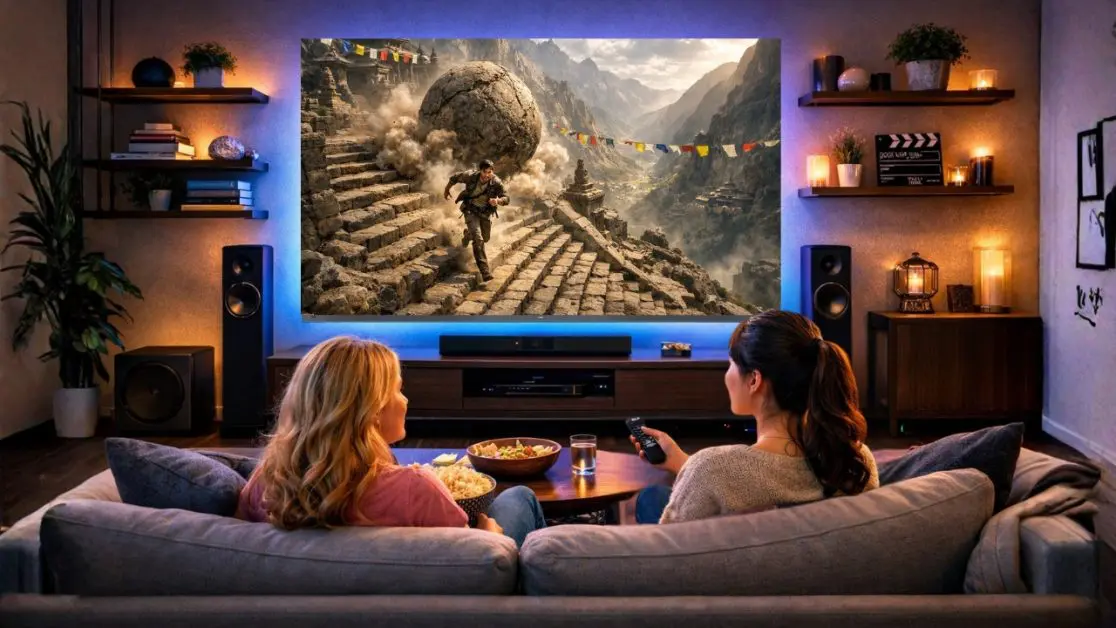 Big TV Screens make movies feel more real