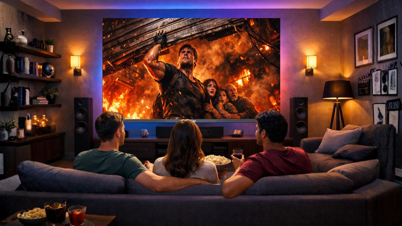 Cinema Grade Viewing Without Extra Devices