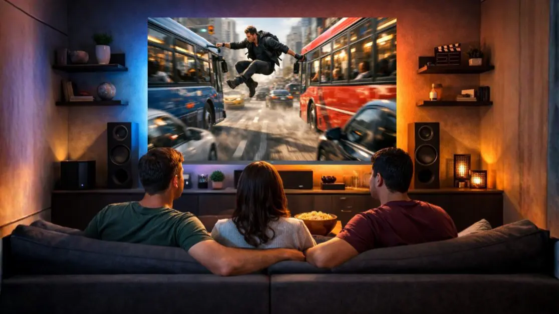 Cinematic TV Viewing Experience