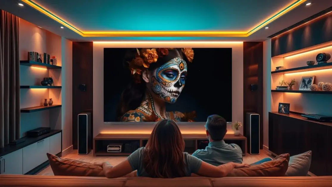 Dialogue Clarity to Cinematic Bass with sound by KEF in TV