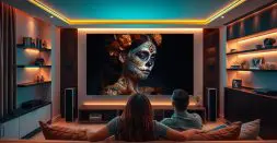 Dialogue Clarity to Cinematic Bass with sound by KEF in TV