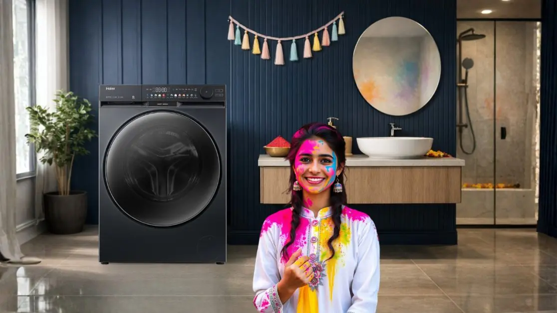 Enjoy Holi stains with perfect washing machine at home