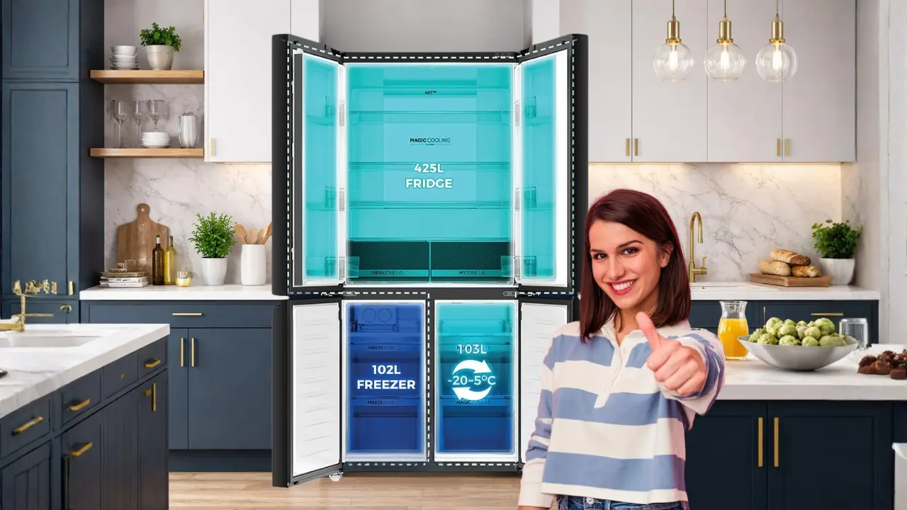 Ensures dedicated freezer space even after conversion