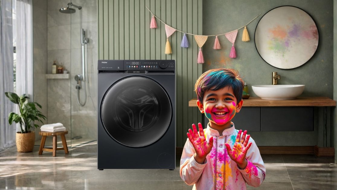 Get perfect wash with this smart washing machine this holi