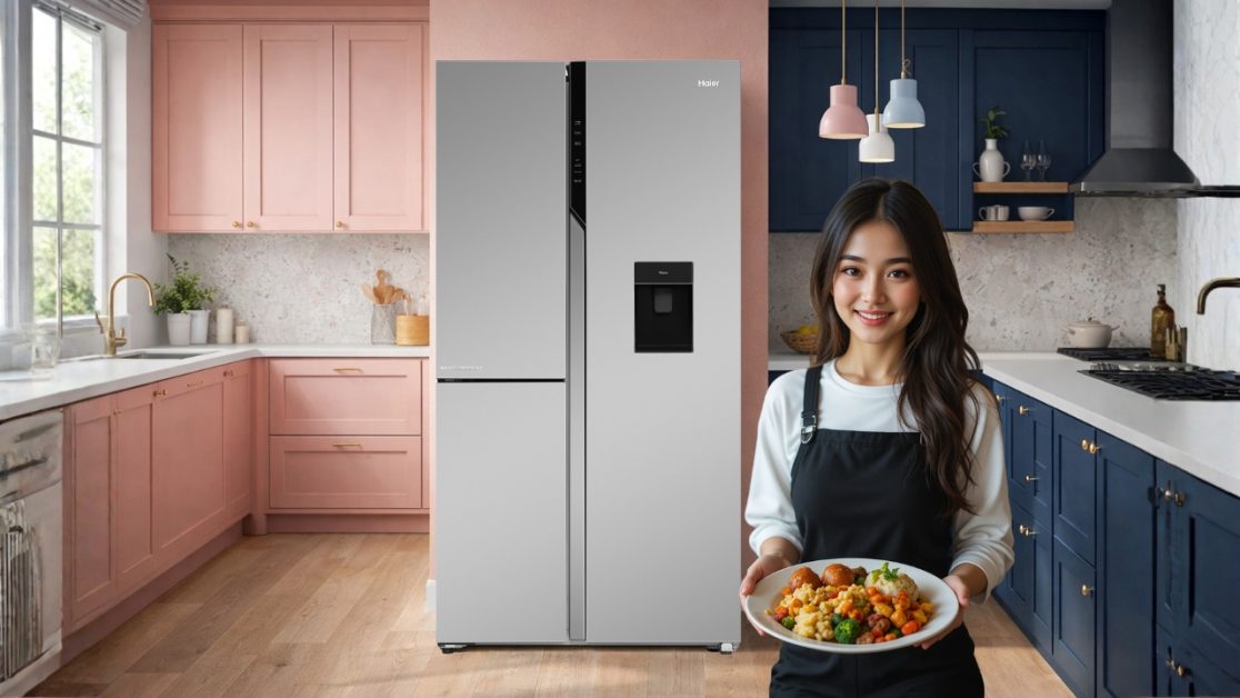 Get side by side refrigerator for perfect food organisation