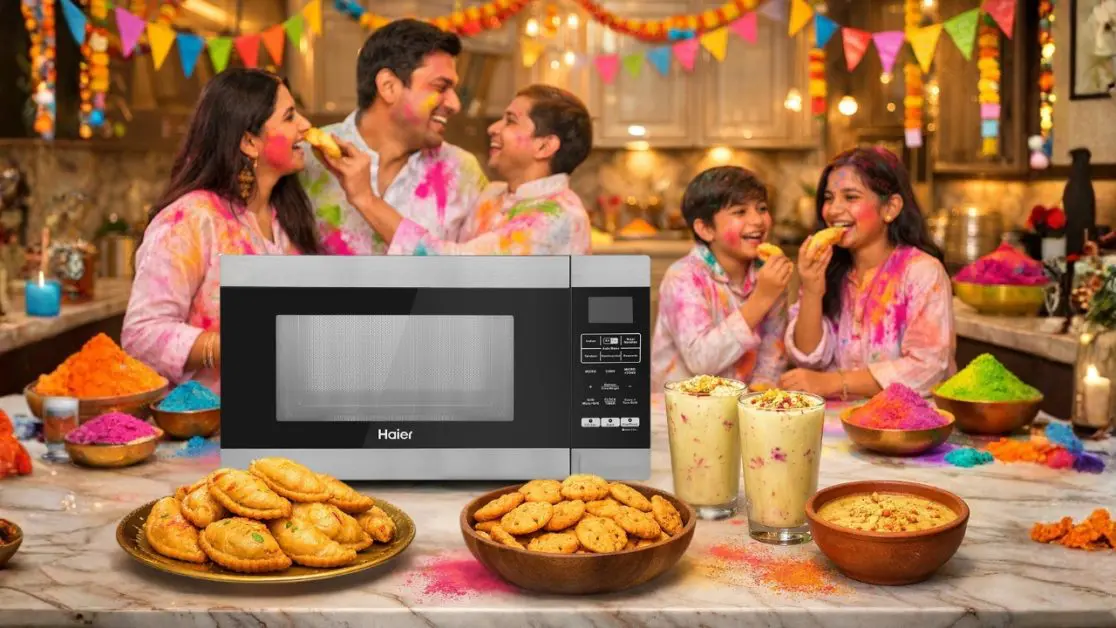 Holi Celebration Food made in microwave
