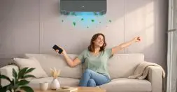 Intelligent AC Air Distribution for Larger Living Rooms