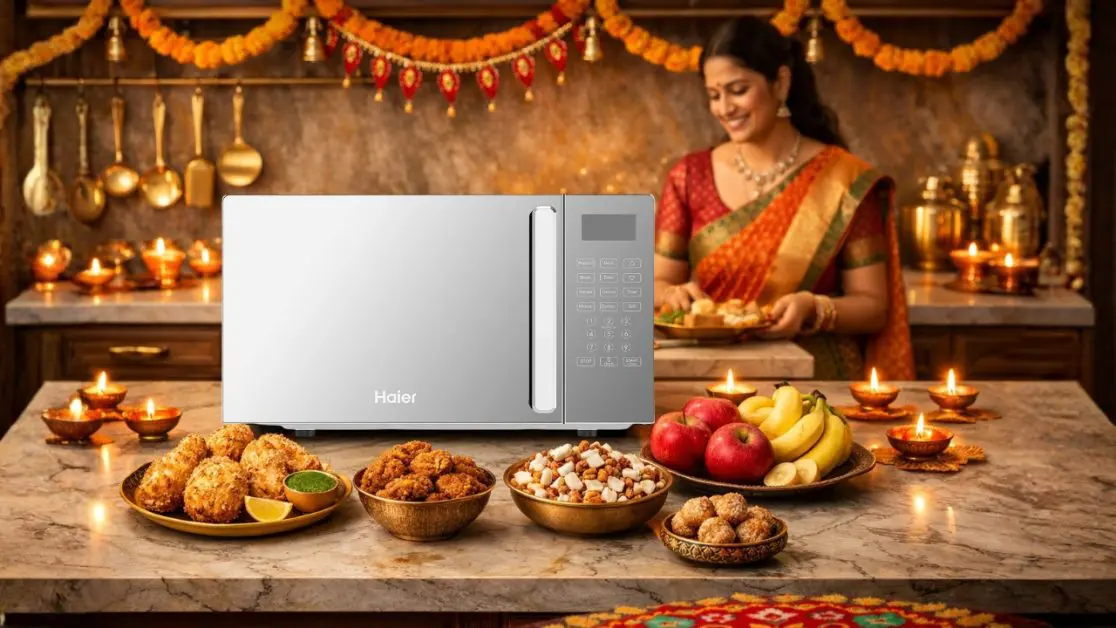 Keep prasad warm during long poojas using microwave