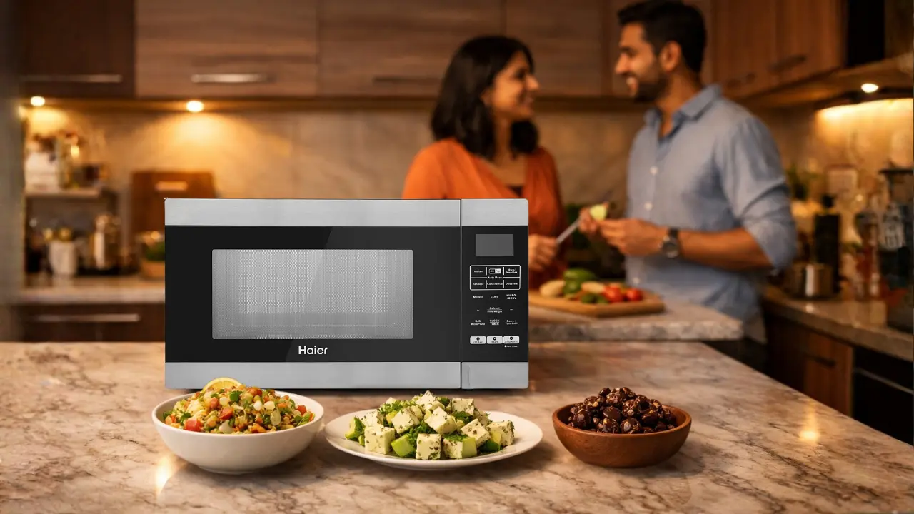 Make light evening snacks using microwave