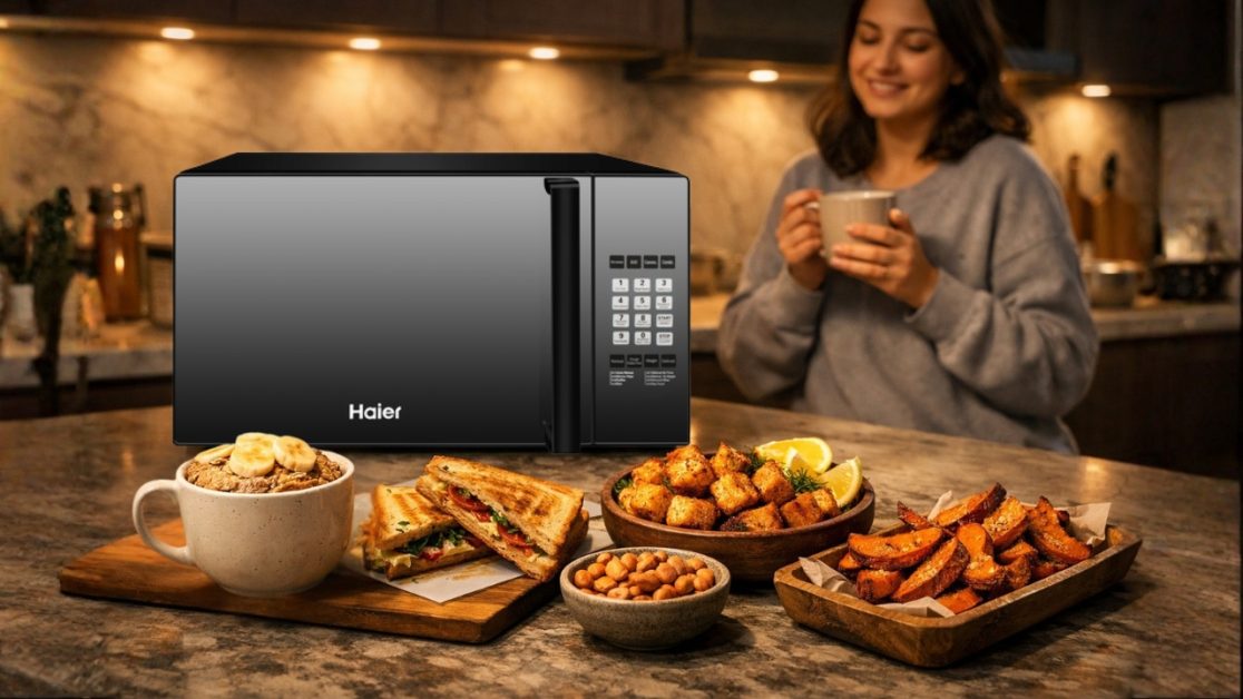 Make warm comfort food during stressful march days using microwave