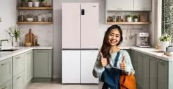 Motion Sensor Display Panel in refrigerator