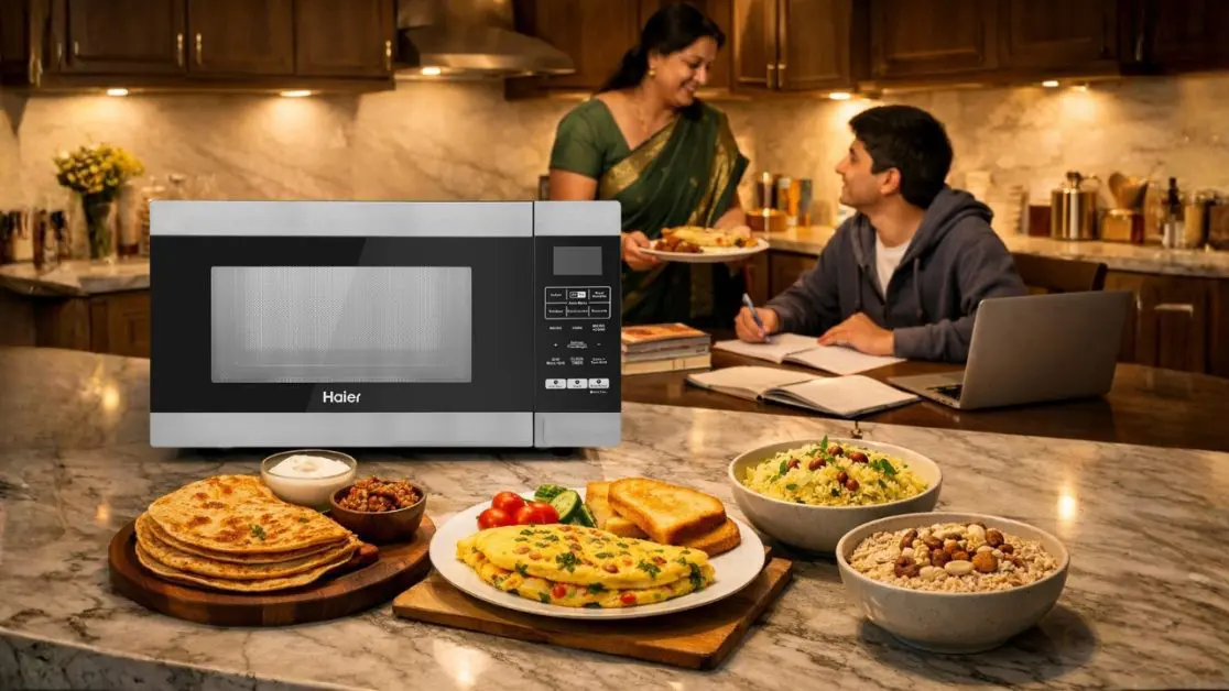 Parent-friendly microwave cooking during board exams