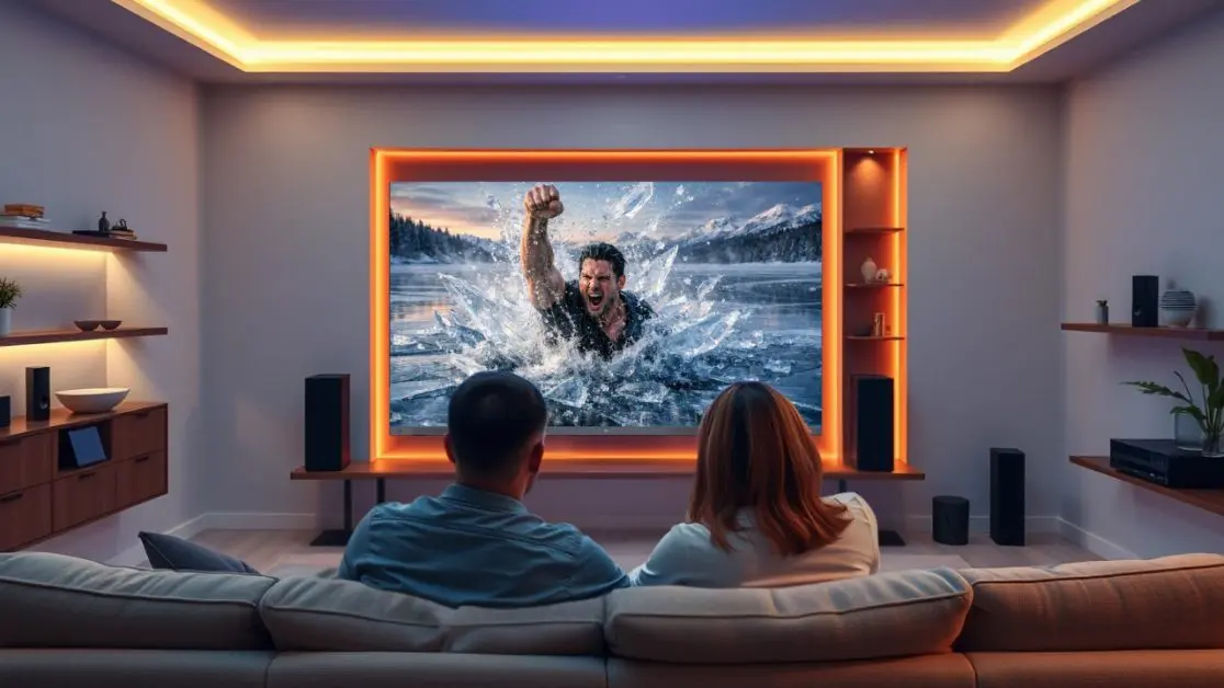 TV with Cinematic storytelling matters inside modern homes