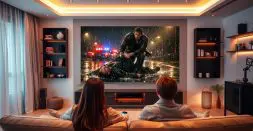 TVs picture and sound attracts attention