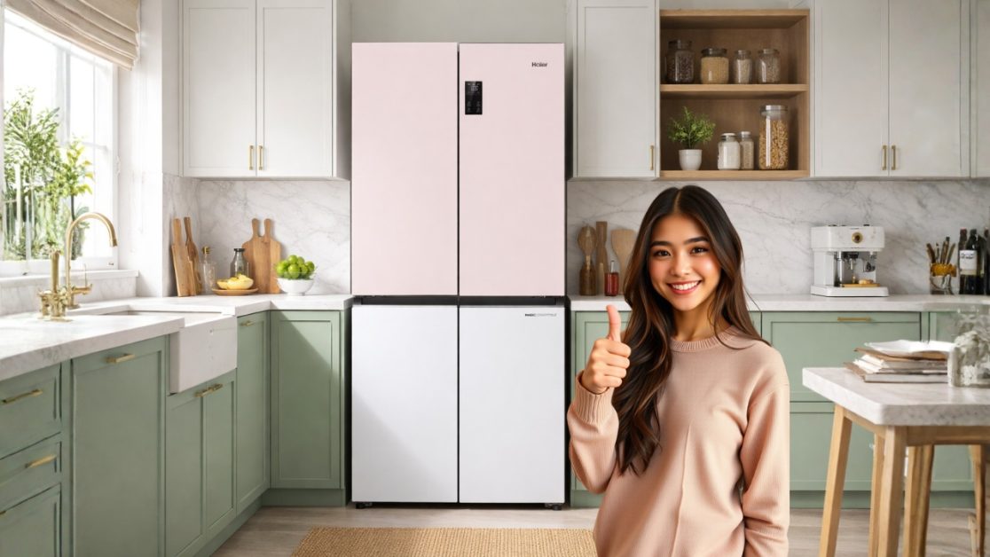 This refrigerator combines design, capacity and innovation