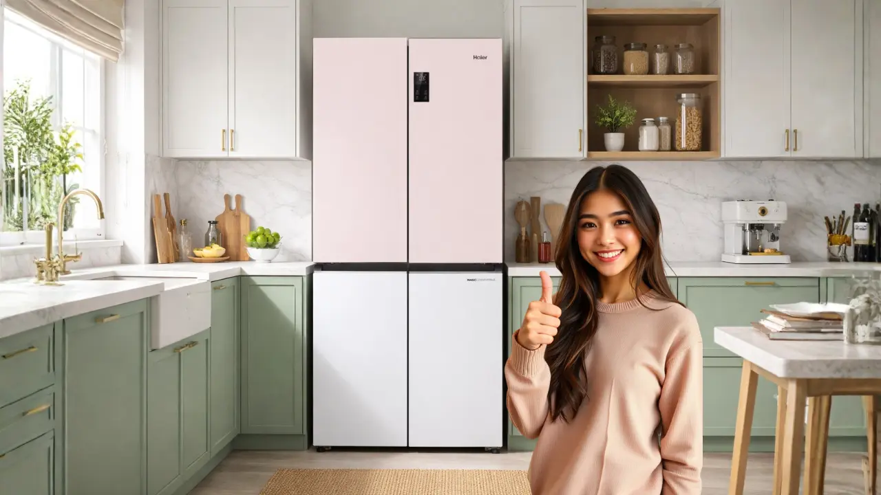 This refrigerator combines design, capacity and innovation