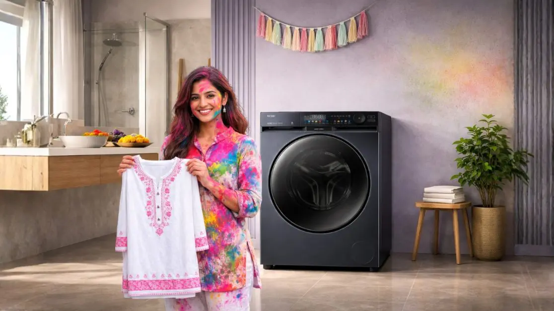 Wash delicate holi clothes in washing machine