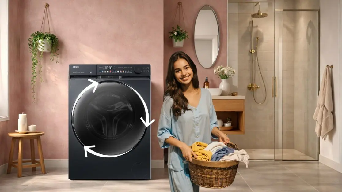 Washing Machine with beltless motor technology