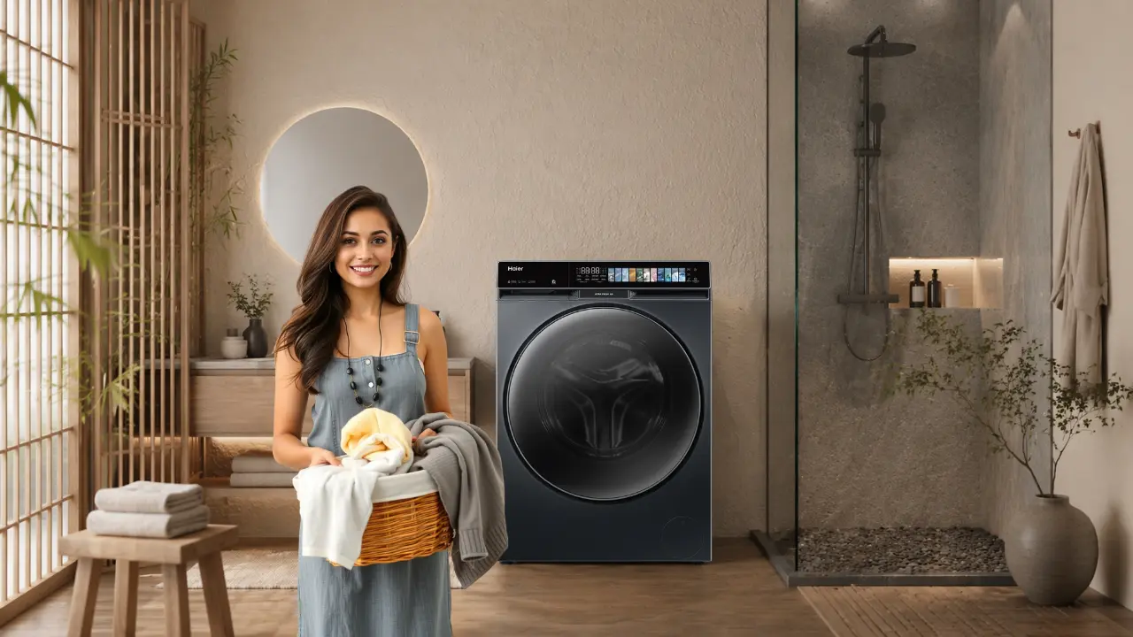 AI One Touch Washing Technology in washing machine