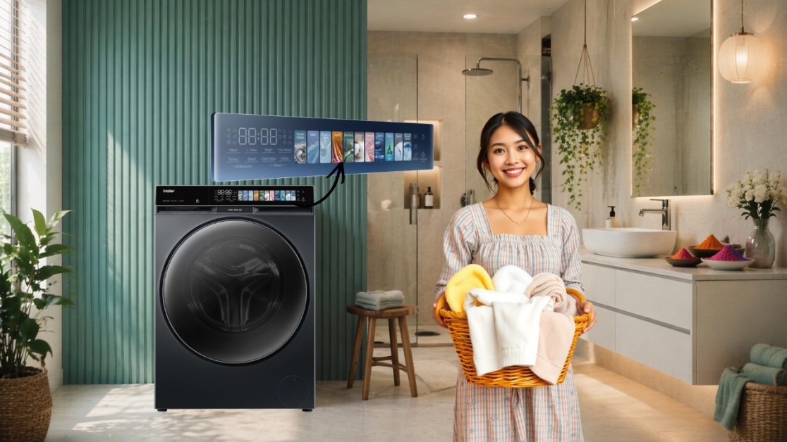 Colorful Touch Panel in Washing Machines
