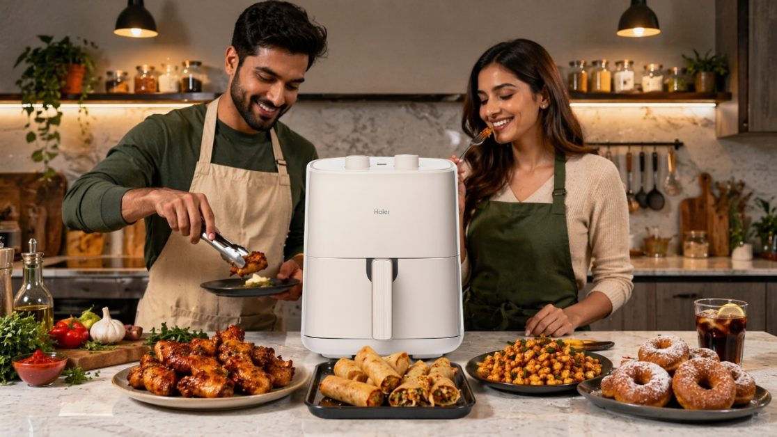 Cook with 1500W air fryer power