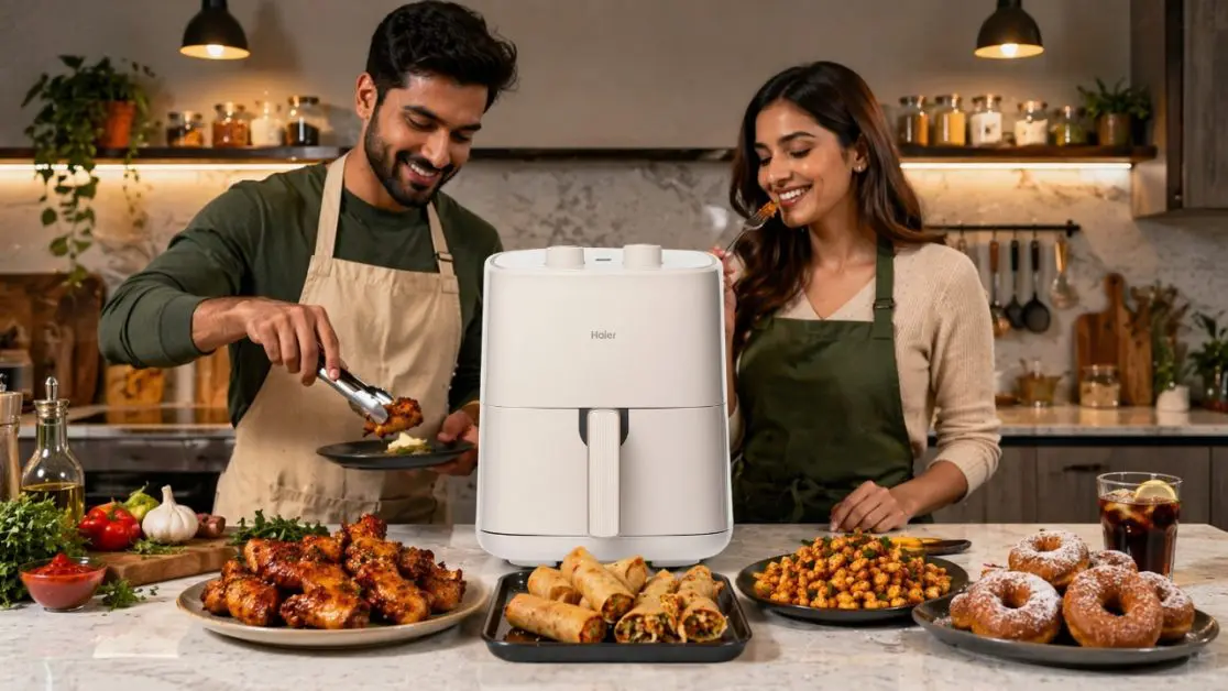 Cook with 1500W air fryer power